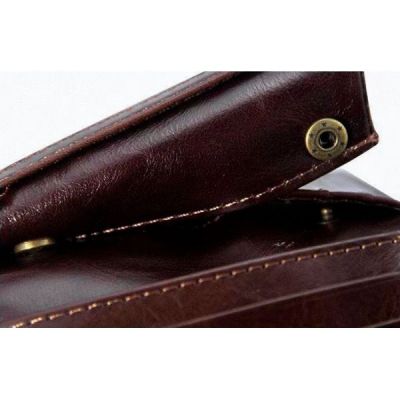 Мужской кожаный бумажник с защитой от RFID
